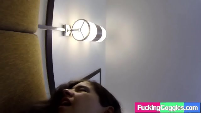 Chloe strokes her teen pussy for guy up-close