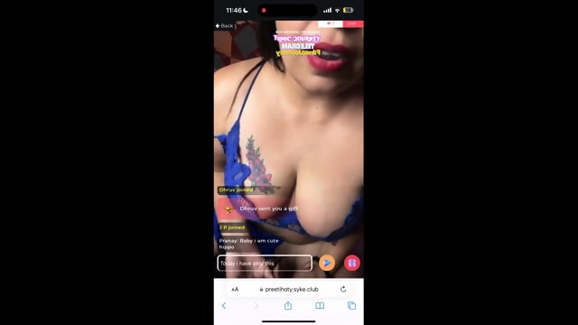 Webseries actress Preeti Punnet Couple Live Fuck Show