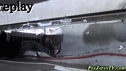 Japanese Ho Pees In Alley