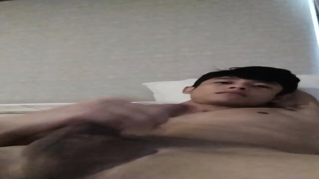 Most Handsome Myanmar Guy He Was Solo Fapping his Hugest Over 6inch Dick .