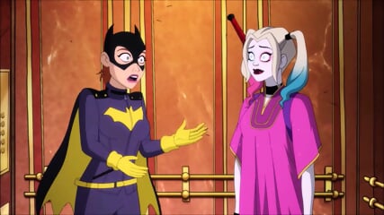 Harley Quinn BATGIRL 3 kicks in the nuts BAT GIRL ballbusitng