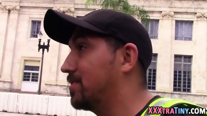 Lil teen in glasses rides