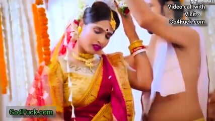 Indian New bride Bhabhi fucked by her ex-boyfriend in front of her hus...