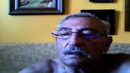 Grandpa Strokes: Amateur Step Daddy Webcam Show