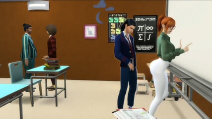 Teacher Mrs Maddie Gangbanged By Her Entire Class