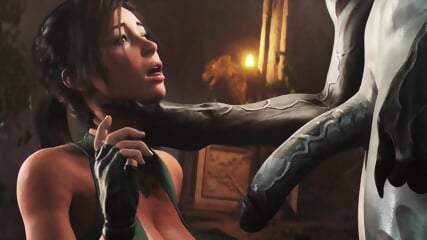 Tomb Raider Lara Croft Walk Into A Trap - Rough Sex Is The Only Way Out