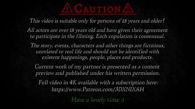 Futas Stella and Juna fuck Gwen roughly in BDSM style outdoors [Excerpt, Old Work]