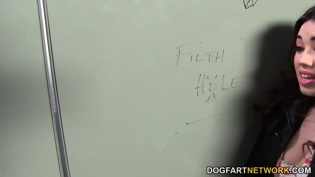 Angelina Mylee Sucks BBC – Gloryhole