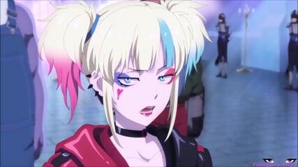 Anime Ballbusting HARLEY QUINN Kick In The Balls Old Man, Suicide Squad Isekai NUTSHOT