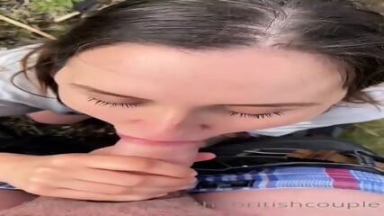 Delicious busty Swallowing Cock