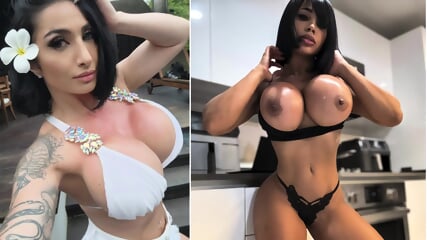 [OF-CherryDevivre] Two Busty Girls Fucks Lucky Dude [720p] weq3