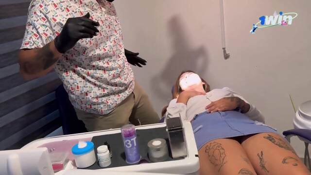 Salacious dentist nails his patient – rough gonzo porn!