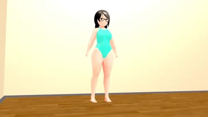 ãKyoã Dancing curvy animation girl.ãplumpã