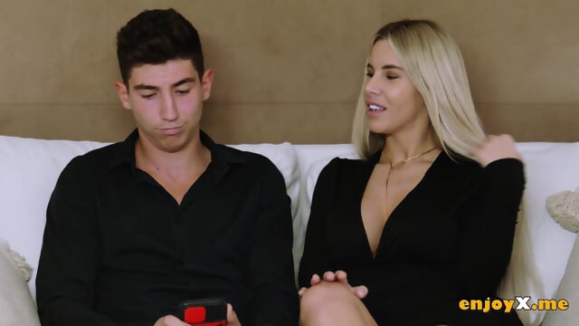 Busty Ash-blonde Ema Karter Rides A Hard Penis With Pierced Nipples