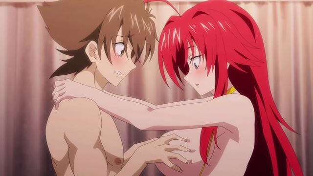 Issei's Christmas Night Turns Into a Passionate Blowjob & Cum in Mouth ⢠HENTAI UNCENSORED (Parody)