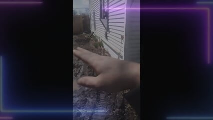 worked on the driveway today so the water dosent go into the house