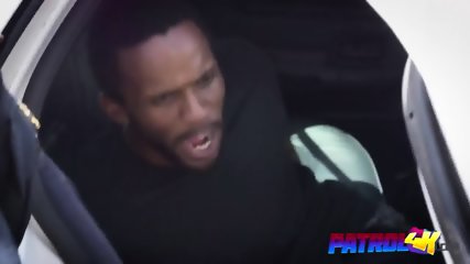 Two Big Ass MILF Officers Fuck Black Guy On The Street