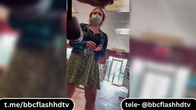 Flashed my dick to this sextoy shop employee check my tele for full video