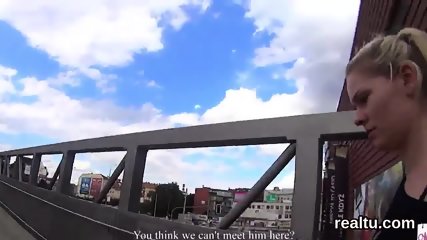 Flawless czech teen gets seduced in the mall and drilled in pov