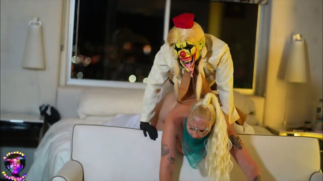 Big Ass MILF Fucked by Ghibi The Clown