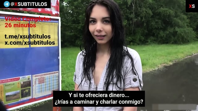 Jovencita de 18 aÃ±os coge por dinero en el bosque