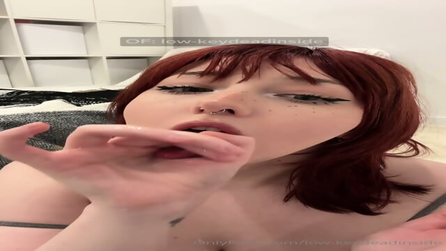 goth pawg spit-play