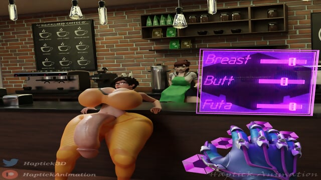 Penis Growth in Cafeteria - Overwatch Animation (Haptick)
