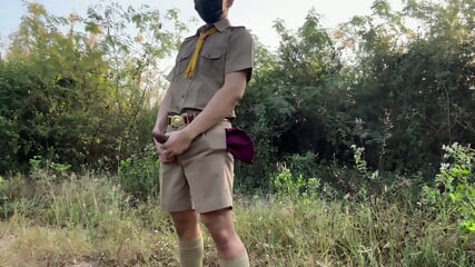 Naughty Boy Scout Cum In Public XhDfYyG