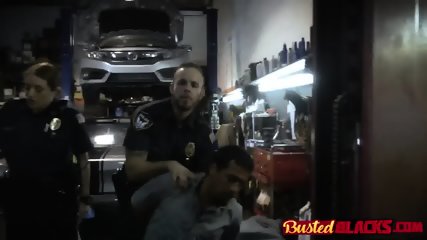 Sexy Cops Pounded By Black Dude