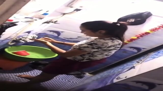 Desi Girl Bathing Secretly Captured By Own Cousin Brother