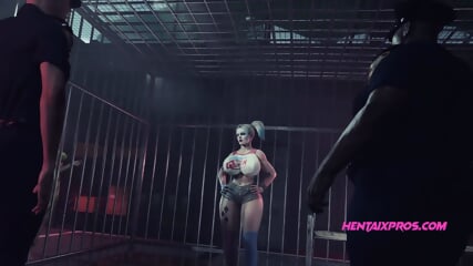 Harley Quinn s pussy stretched by double penetration Jo