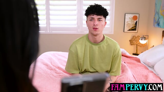 Tiny Asian teen stepsis caught taking nudes and railed by stepbro
