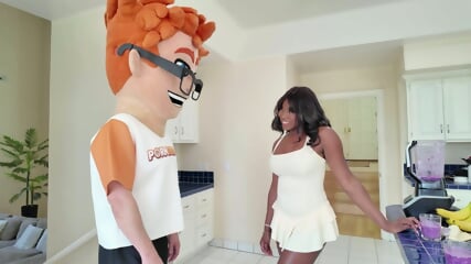 Busty Ebony Fucked After Tennis