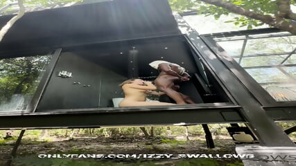 Izzy Swallows | Fuck Me in The Glass House