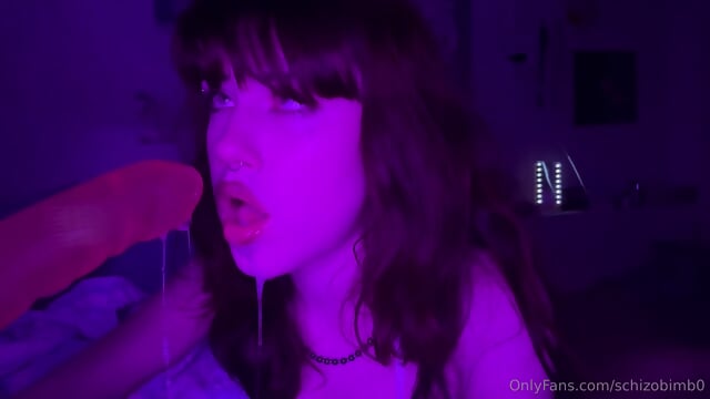 Delicious Busty Woman Fucks Her Throat With A Big Dildo