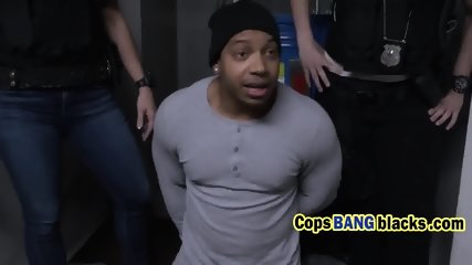 Naughty Cops Blowing Big Black Dick