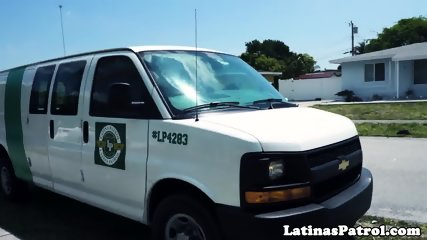 Latina Babe Drilled By The US Border Patrol