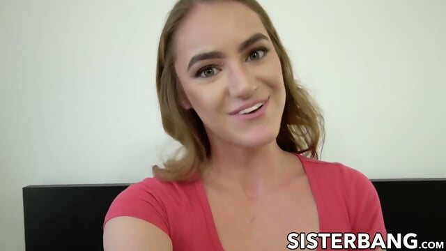 Horny Kenzie Madison masturbates while waiting for her stepbrother