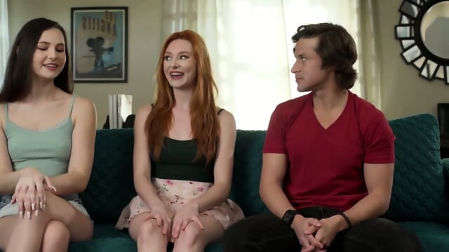 Playing Strip Poker With My Stepsister And Her Friend