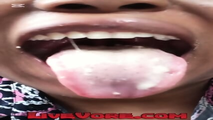 Leila Swallows 6 Newborn Rats