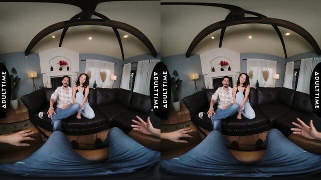 UP CLOSE VR   Cuckold Man  Watch You Fuck His Girlfriend Kimmy Kimm On Livestream   POV