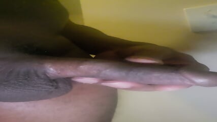 Freaky dude plays with penis