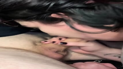 Bull Stops By To Get His Balls Drained By Amateur Cuckold Gf While Her Real Bf Films