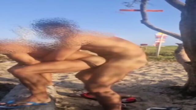 Shooting Multiples Loads On My Boy At The Beach