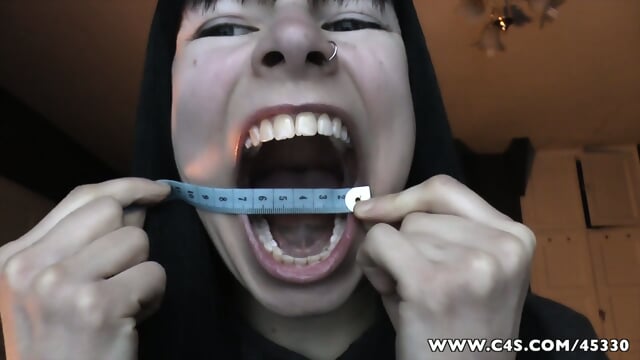 Sharada - measuring my mouth