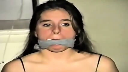 Girl Chairtied Gagged Amateur Bondage
