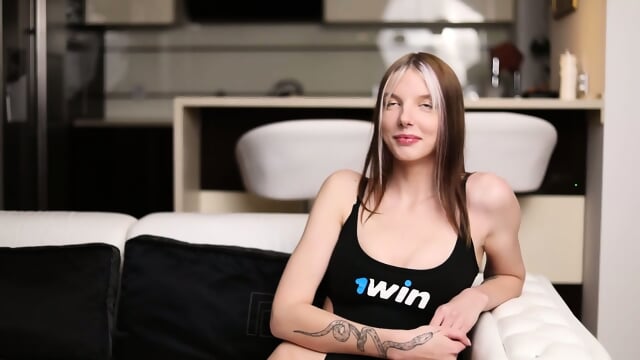 Smiling Hottie At Audition Gets CREAMPIE On Couch   The Ly Mia   Scorching Hardcore Porn!