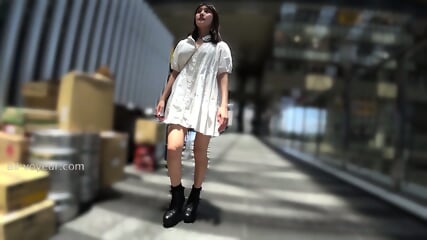 Busty Japanese Hottie Is A Huge Tease In The Streets Of Toyko