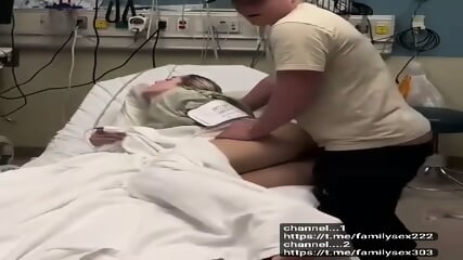 Husband wife fuck hospital bed
