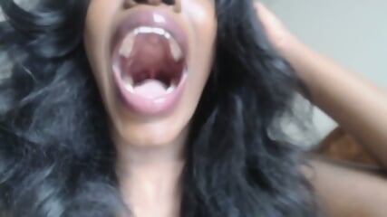 Huge Black Mouth Vore